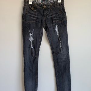 Distressed Skinny Jeans Size 3